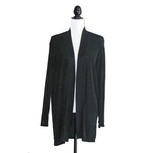 Citiknit Women's Long Sleeve Cardigan; BLK; Size M